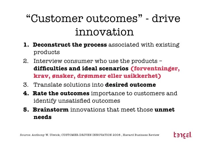 Innovation driven customer kotelnikov success